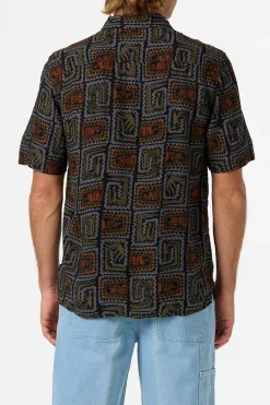 Relaxed Woven Camp Shirt