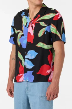 Relaxed Woven Camp Shirt