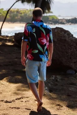 Relaxed Woven Camp Shirt