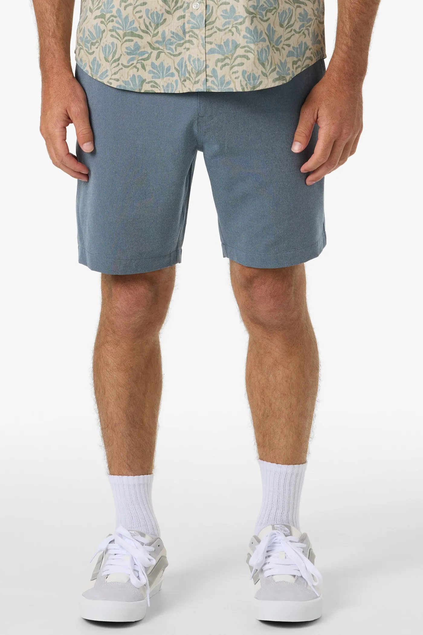 Reserve Light Check Elastic Waist 18" Hybrid Shorts