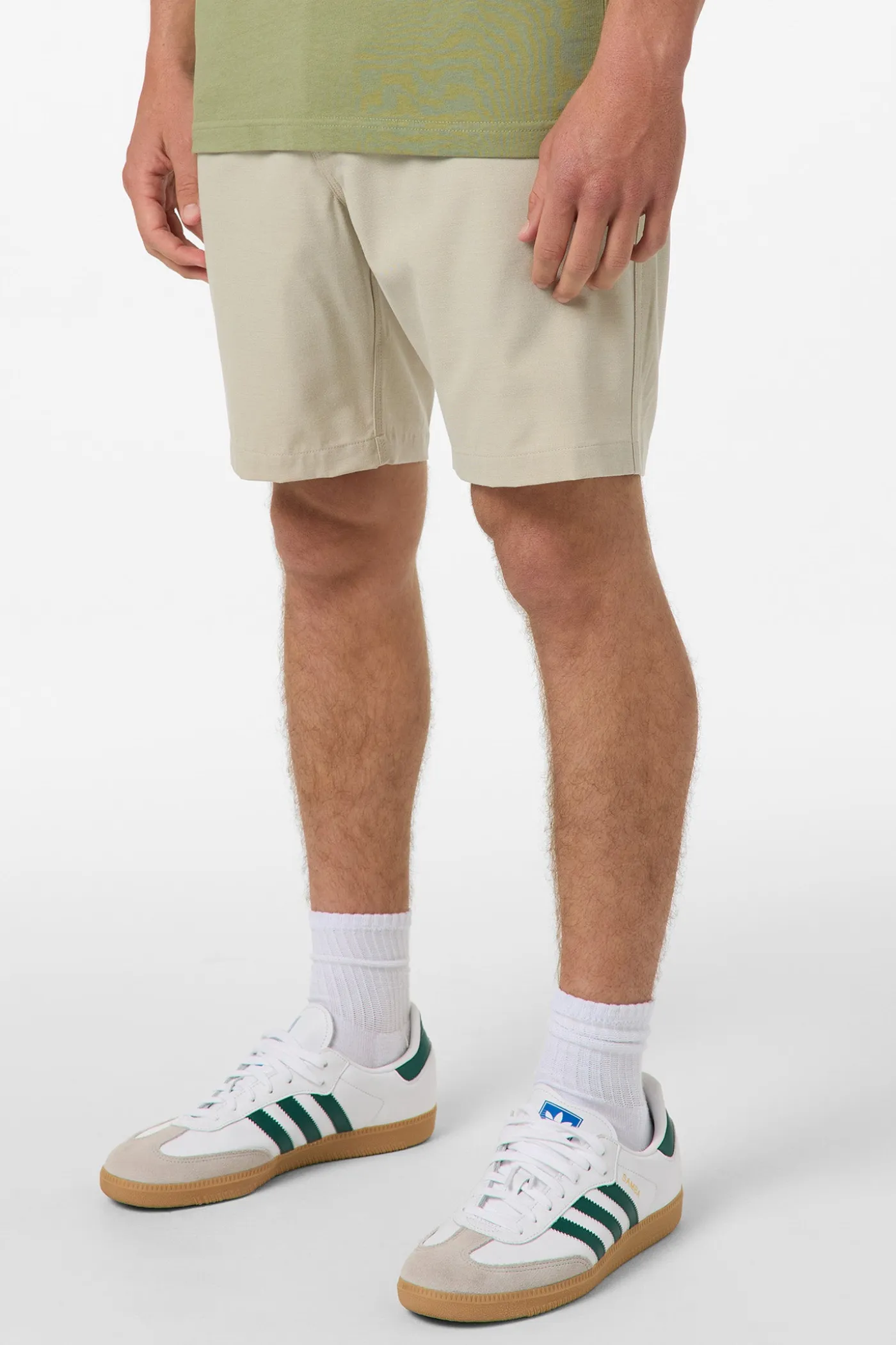 Reserve Light Check Elastic Waist 18" Hybrid Shorts
