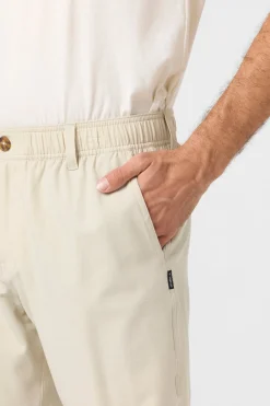 Reserve Light Check Scallop Elastic Waist 18" Hybrid Shorts