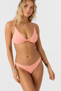Saltwater Solids Pismo Tall Tri Bralette Top