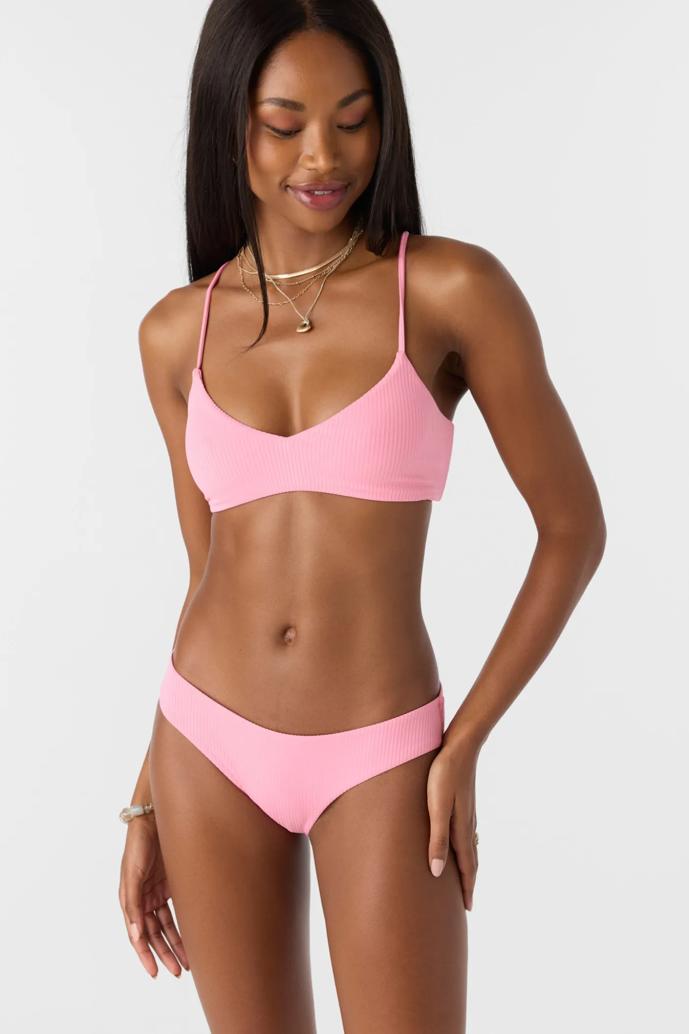 Saltwater Solids Rib Blue Lagoon Full Bottoms