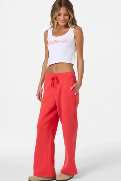 Straight Leg Fleece Sweatpants