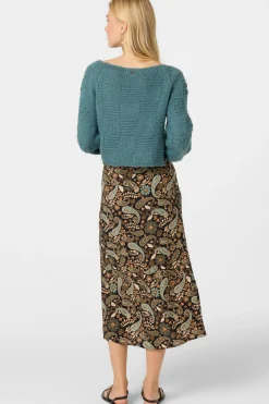 Sunni Rosalia Paisley Midi Skirt