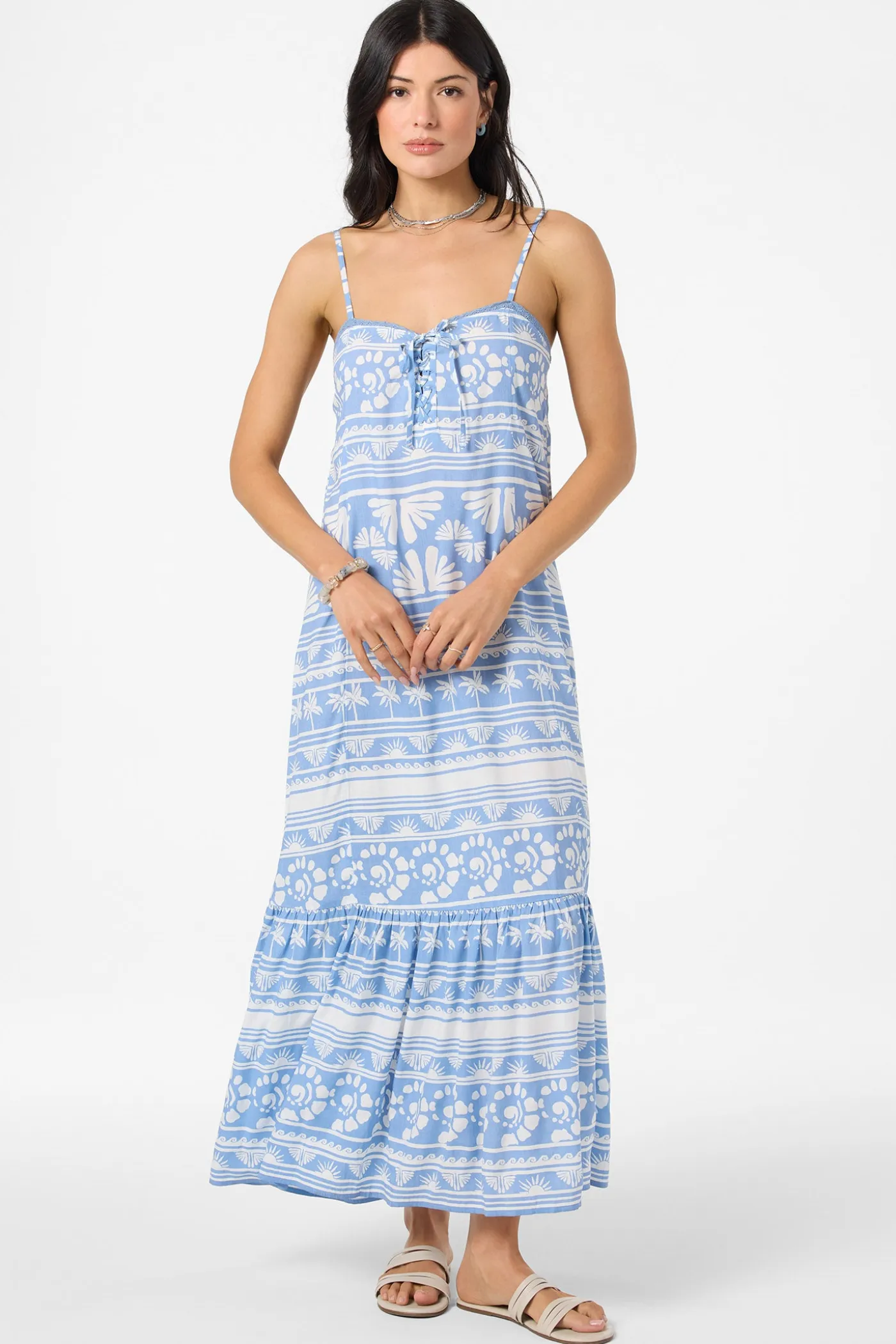 Tasmin Abstract Midi Dress