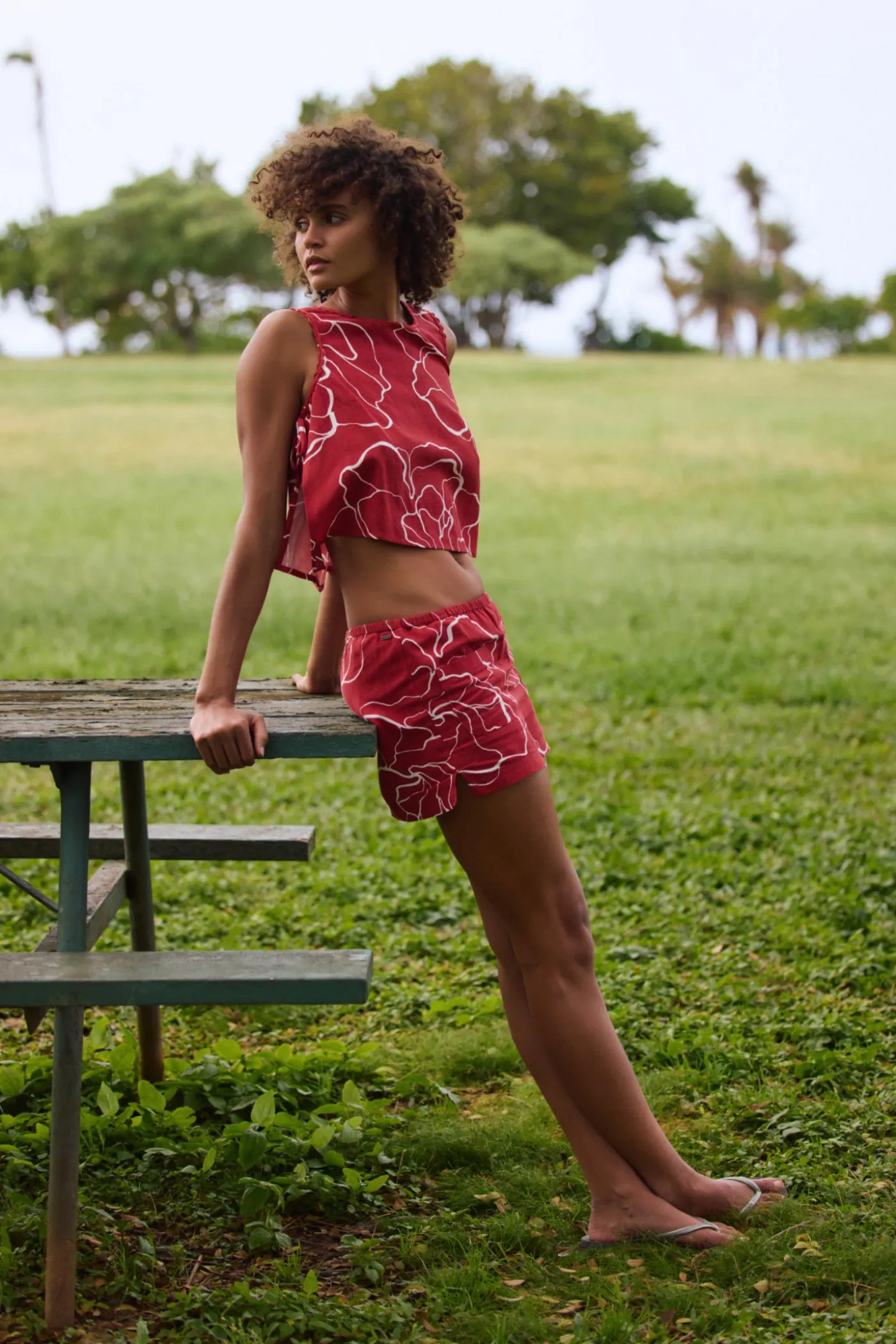 Townes Floral Skort