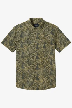 TRVLR Perforated Printed Standard Fit Shirt