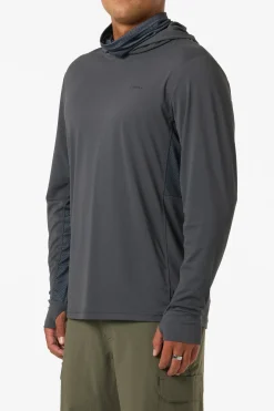 TRVLR UPF Elevated Hooded Long Sleeve Pullover