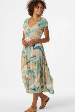 Zygrid Butterfly Midi Dress